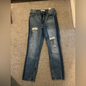 Abercrombie & Fitch Distressed Skinny Jeans - Blue